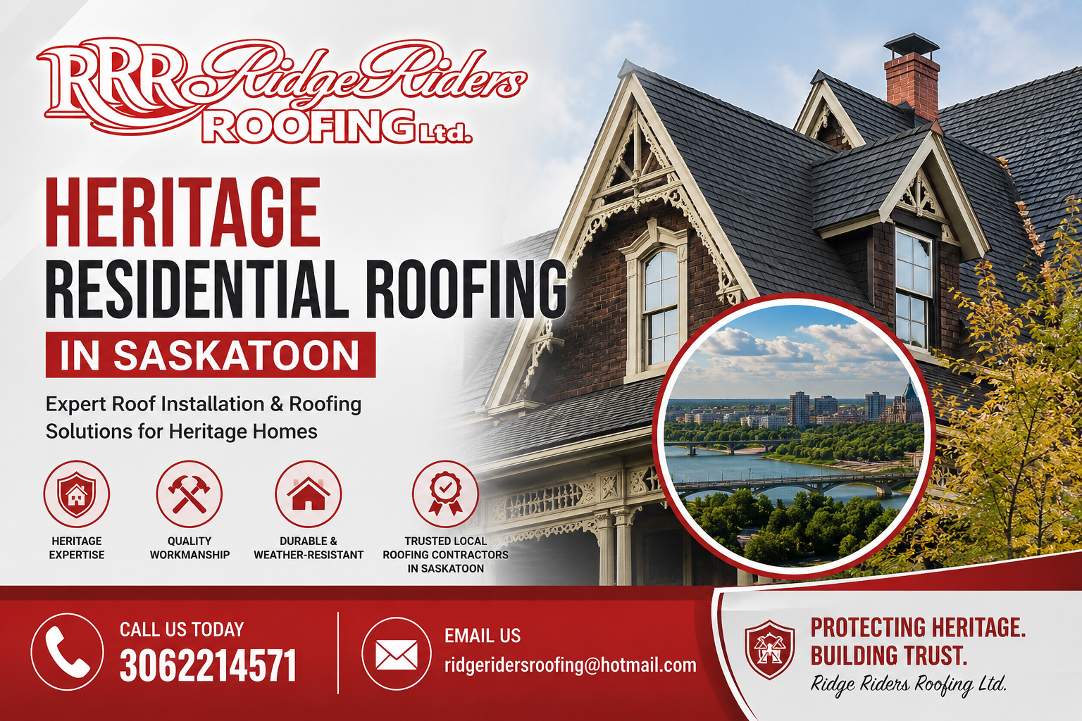 Heritage roofing solutions in Saskatoon